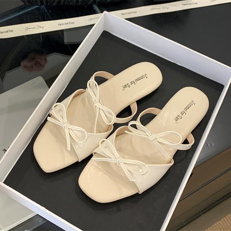 Fashion Bailamos 2025 Summer Brand Women Slipper Fashion Slip On Ladies Casual Flip Flop Shoes Soft Flat Heel Outdoor Beach Slides Mujer