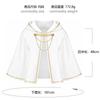 Halloween Dark Chain Hooded Men's Polyester Echo Cape Medieval Role-Playing Party Cosplay Cloak