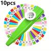 5/10/20pcs 10cm Plastic Kazoos with Reeds Multicolor Party Favors for Events Durable Assorted Colors Birthday Gift JXB