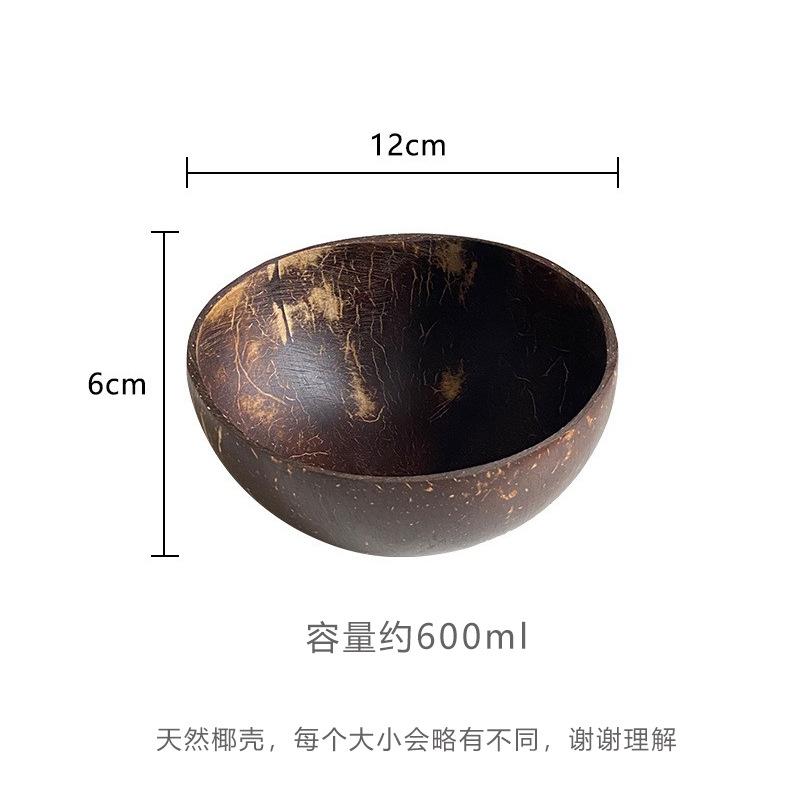 Natural Coconut Bowl Oat Bowl Salad Bowl Light Food Bowl Fruit Bowl Breakfast Bowl