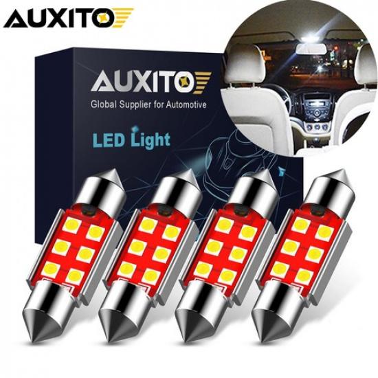 

4x 212-2 578 Canbus Dome Interior LED Light Bulbs for 95~14 Chevy Suburban Tahoe