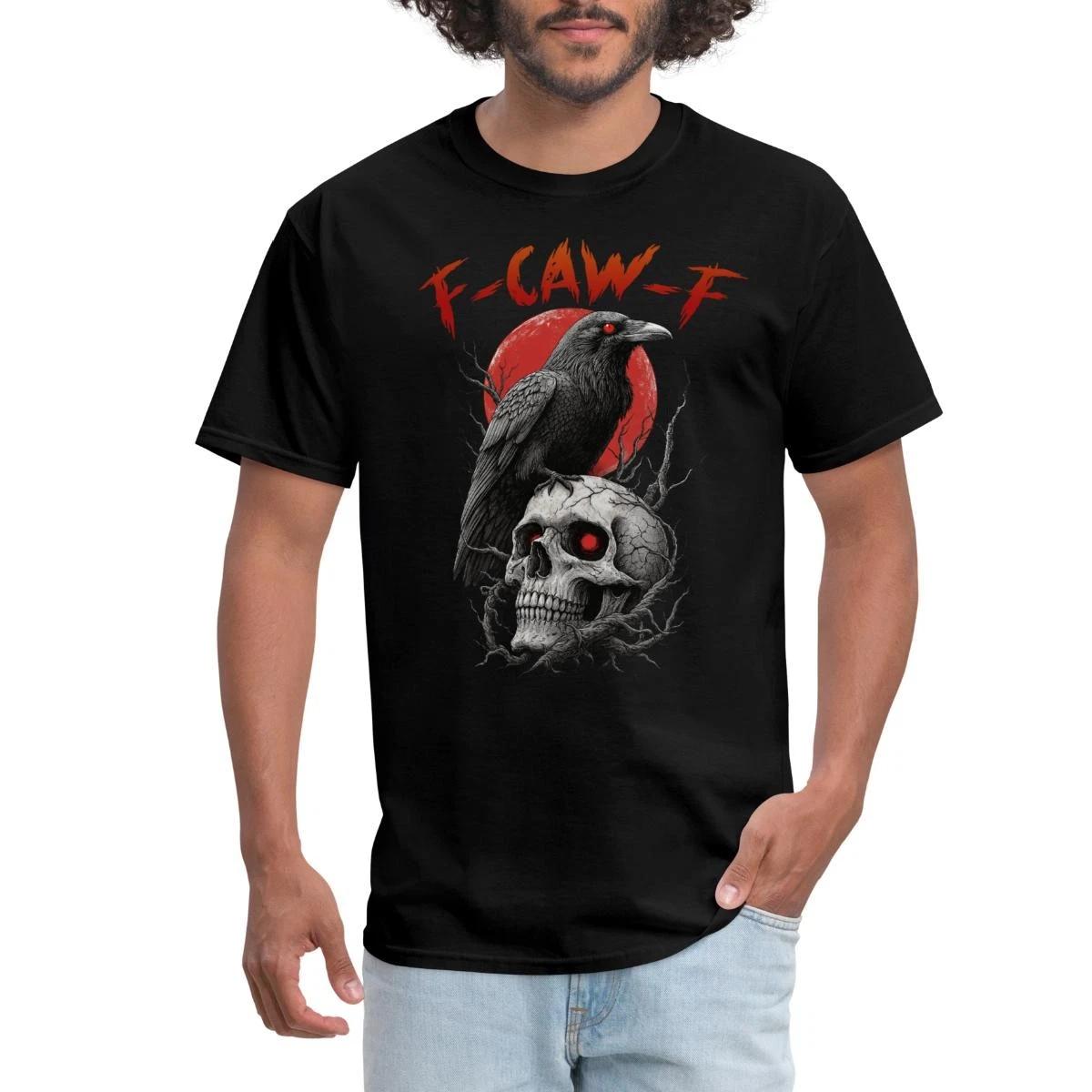 F Caw F Crow Design Men s T-Shirt XXXXL