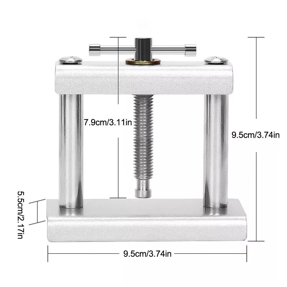 Ear Punch Tool Watch Press Kit 12/ 18 Pressure Plates Back Cover Presser  Maintenance Work
