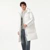 Tanbor Unisex Detachable Hood Long Winter Down Jacket