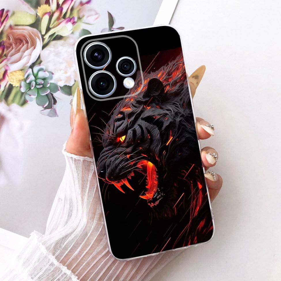 Transparent For Oppo Reno15 Cover Luxury Cute Cat Fashion Butterfly Cool Painted Bumper Casing For Oppo Reno15 5G CPH2825 Case