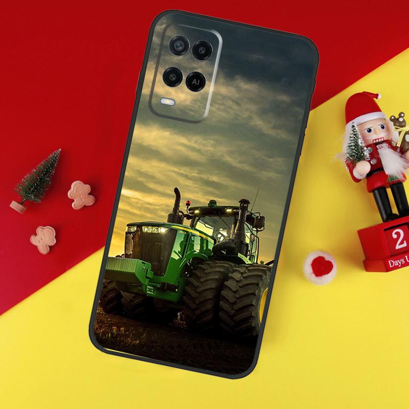 Farm Vehicle Tractor Case For Oppo A5 A6 Pro A15 A57 A17 A54 A74 A94 A76 A16 A96 A40 A60 A80 A18 A38 A58 A78 A98