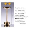 LED Desk Lamp with Adjustable Colors, Metal Design, Built-in Battery & USB Charging