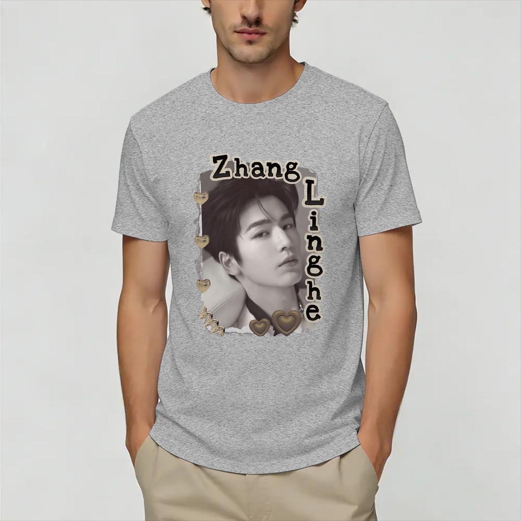 Unisexs TShirts Zhang Linghe Funny 100 Cotton Tees Short Sleeve T Shirts Crewneck Tops Printing