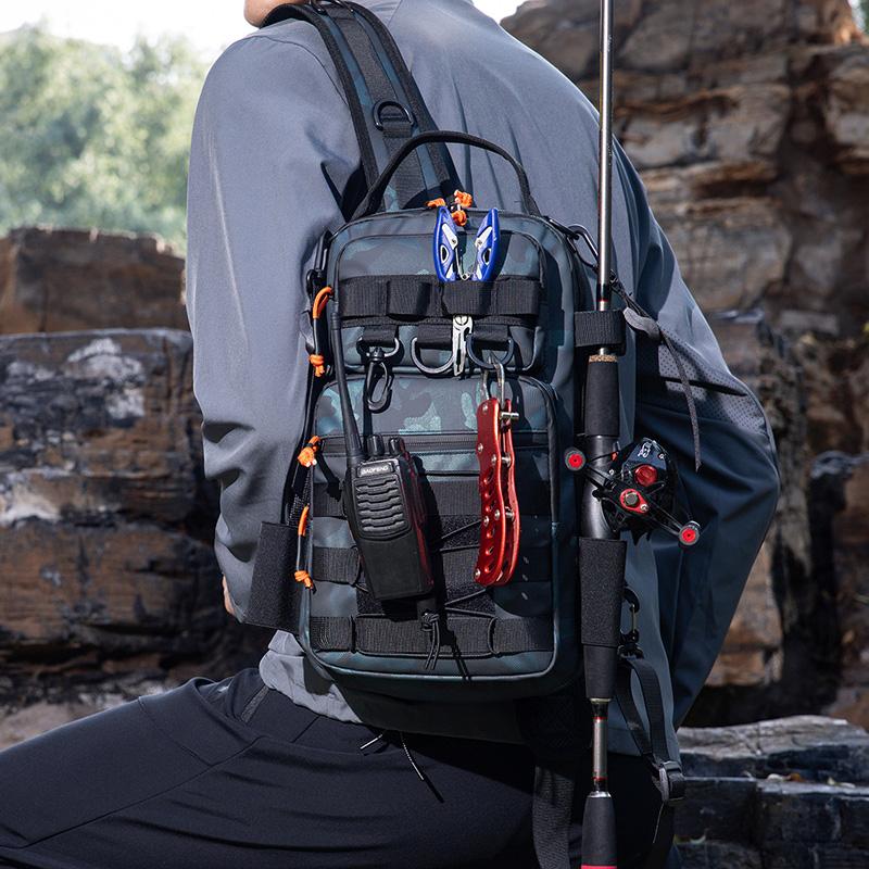 Fishing Lure Tackle Backpack With Rod Holder High Quality Mountaineering Bag Outdoor Tactical Backpacks Waterproof Trekking Bag