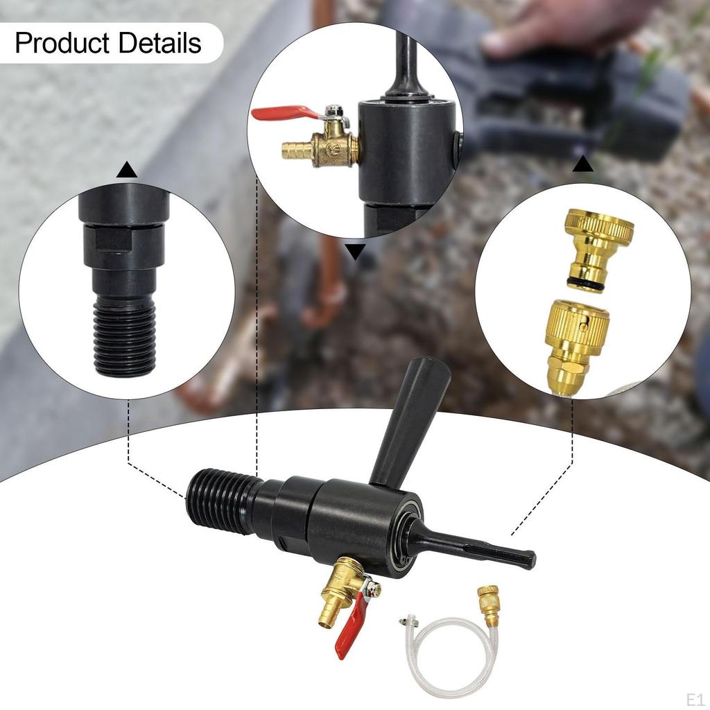Zestaw Adapterów do Wiertarki Akcesoria Łatwe w Instalacji z Wymianą Węża Wodoodporny Rdzeń