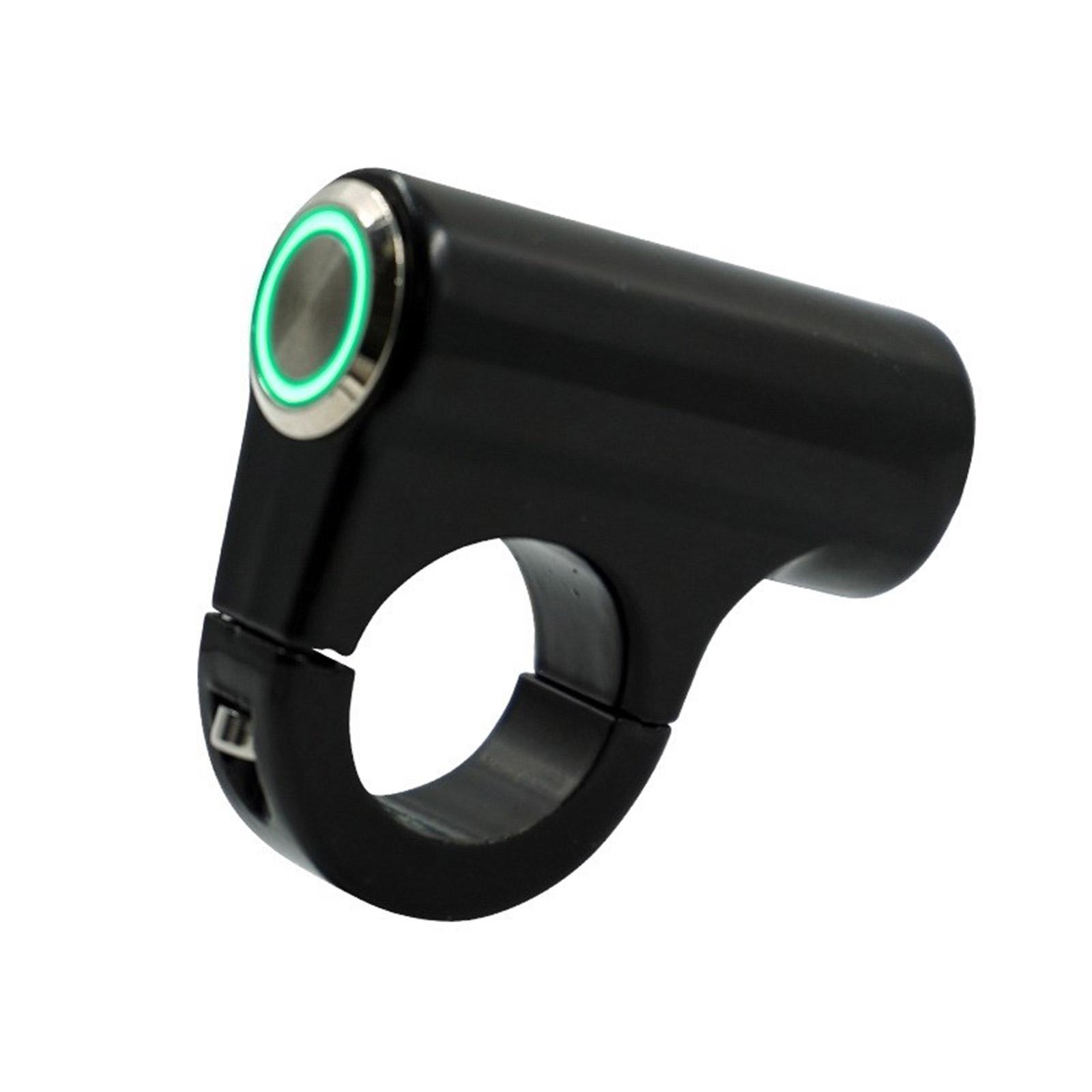 

7/8 22mm Handlebar Push Button Switch Waterproof Headlight Brake Fog Lights ON/OFF Switch with Automatic Return Button 2