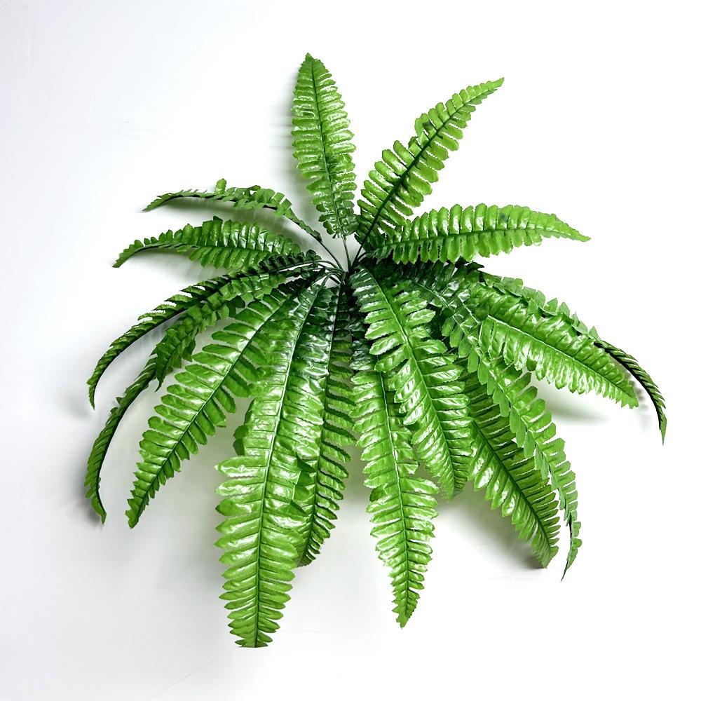 Simulation Of 18 Large Persian Leaf Handle Bundles, Artificial Ferns, Green Plants, Wall Accessories, Home Decoration