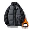 Daunenbaumwollkleidung Herren Winter Paar Stehkragen verdickt warme Farbabstimmung Baumwollkleidung Marke Jacke Große Größe Brotkleidung