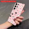 2DFlat Samsung phone case Kawaii Cat and Rainbow Pattern Phone Case Applicable to Galaxy S22 S23 S24 S25ULTRA S26 A12 A13 A14 A15 A16