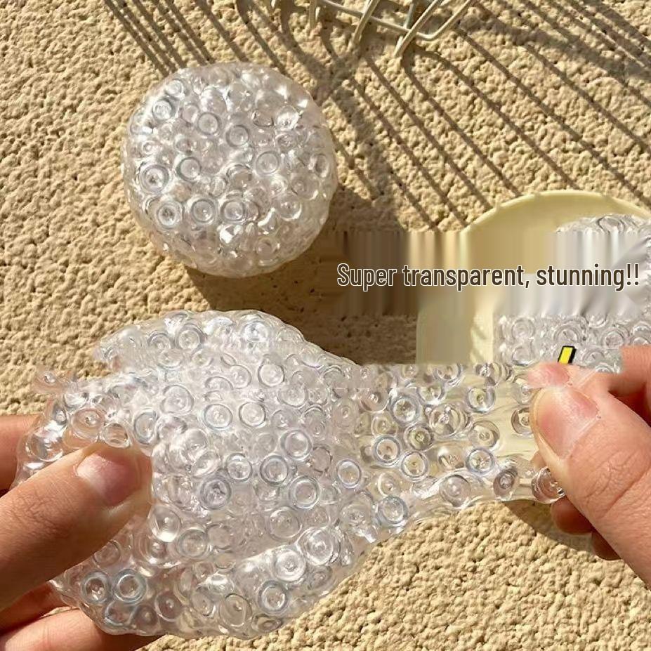 

Мячик-скрипучка с драгоценными камнями: Ручная игрушка-антистресс для взрослых