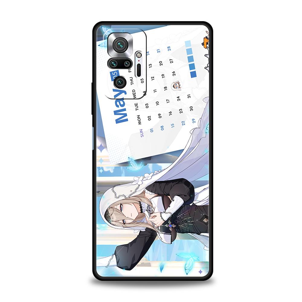 Honkai Impact 3rd Anime Game Phone Case For Xiaomi Redmi Note 12 5G 10C 10 11 9 8 Pro Plus 9S 7 8T 9T 9A 8A 9C K40 Gaming Cover