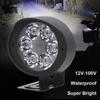 Bright Auxiliary Headlamp Motorcycle External Spotlight 6 LED Lamps Electric Bicycle Headlight