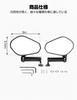 KEMIMOTO KM3107 Motorcycle Mirror, 0.4 inches (10 mm), Left and Right Set, Off-Road Mirror,