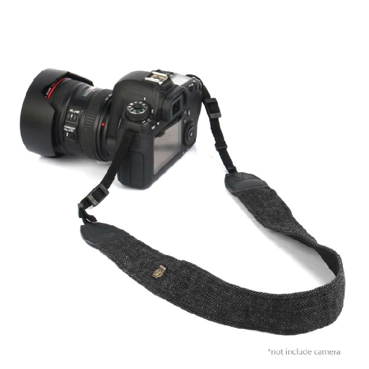 SLR DSLR Camera Neck Shoulder Camera Strap Belt Soft Cotton + Leather