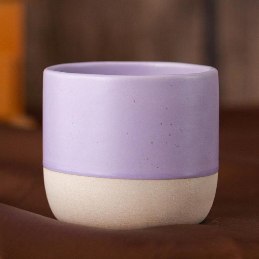 

Japanese-style Tea Cup Retro Matcha Cup Drinkware Vintage Coffee Mug Restaurant S фиолетовый