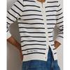 Lauren Ralph Lauren Striped Cotton Cardigan Model  Wmlrswes6820875100