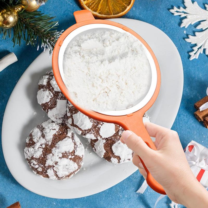 Kitchen Colander Strainer Food Colander Sieve Strainer Stainless Steel Juice Loose Tea Strainer Versatile tool Small Sieve Spoon