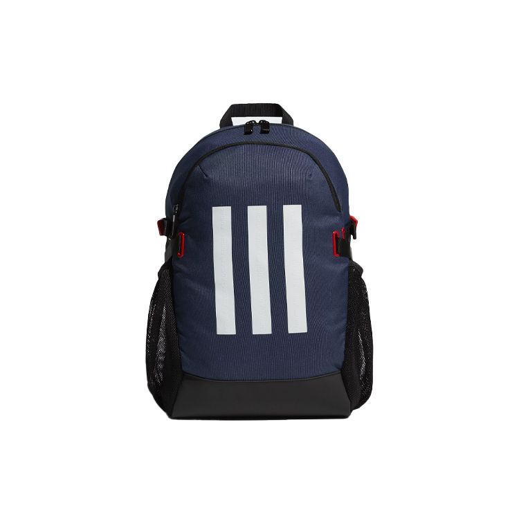 Adidas K Pow Yk Sports Zipper Backpack Unisex Backpack Navy-Blue GP2977 Navy Blue