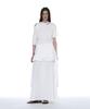 Partimento Woman Deconstructed Tee Maxi Skirt_White