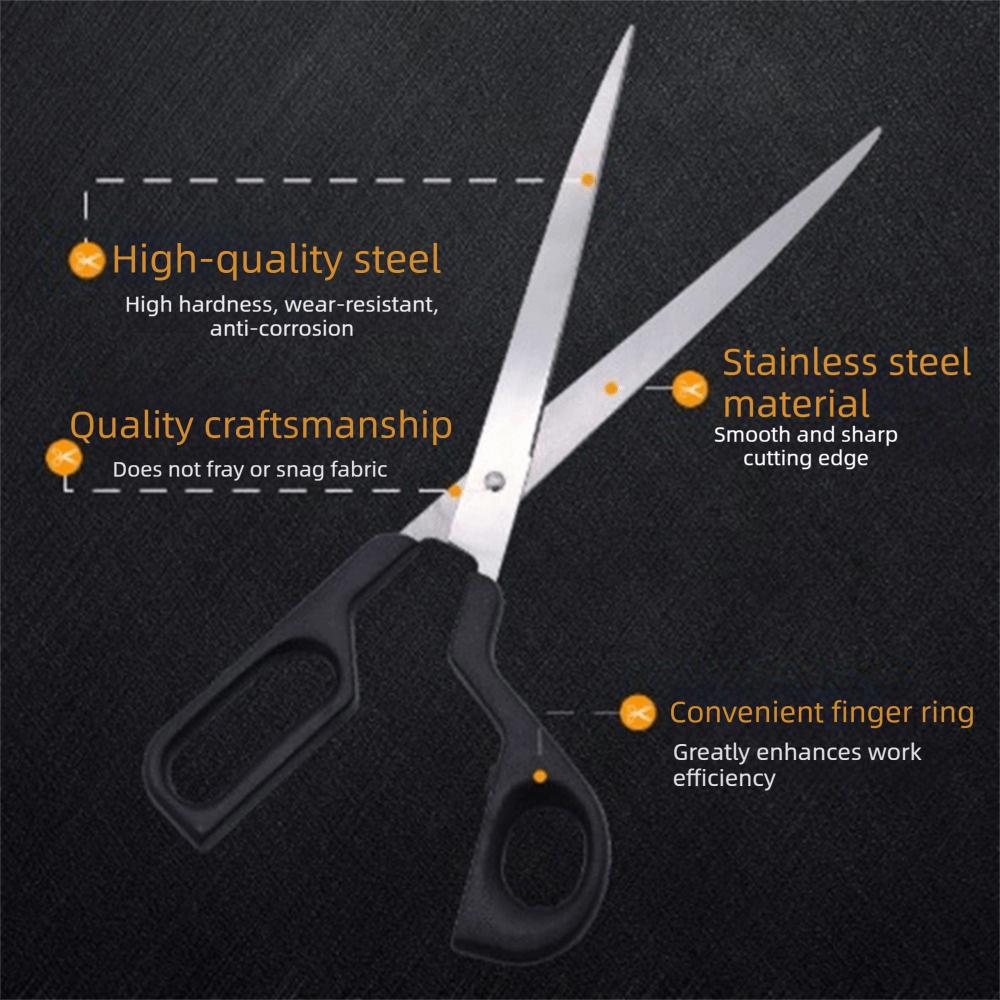 13.5 Inch Extended Shear Tailor Scissors Stainless Steel Barbecue Scissors Tailor Shears  Outdoor
