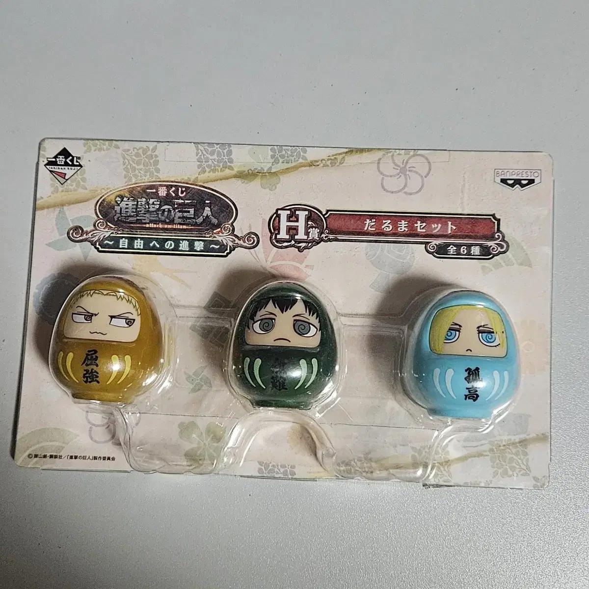 

Power Supply) Attack On Titan Attack On Titan Classic Daruma Dharma Kuji Liner Berthold Annie