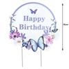Butterfly Birthday Party Decoration Disposable Party Plates Cup Napkin Tablecloth Butterfly Knìfe Birthday Decoration Baby Showe