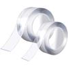 Nano Doppelseitiges Klebeband Wiederverwendbar Waschbar Wasserdicht Transparent Selbstklebend Spurlos für Zuhause Büro