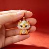 LATS Chinesischer neunschwänziger Fuchs Emaille-Anhänger Halskette für Frauen Freunde Niedlich & Ästhetisch Trendig Exquisiter Schmuck Geschenke