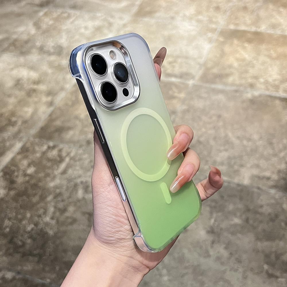 

Gradient Frameless Matte Transparent Case For iPhone 16 Pro Max 12 13 14 15 For Magsafe Magnetic Wireless Charging Hard Cover iPhone 15 Pro Max
