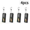LED Keychain Flashlight Rechargeable EDC Flashlight With COB Mini Torch Light Pocket Lantern Flood Work Light With Magnet