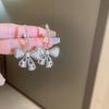 Silver Needle Korean Diamond Bow Earrings Versatile Fashion Temperament Earrings Niche Design Earrings Light Luxury Premium Sense