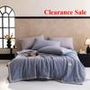 Solid Color Cotton Bubble Double-layer Yarn Summer Quilt Soybean Summer Quilt Four-piece Summer Cool Air Conditioner Quilt