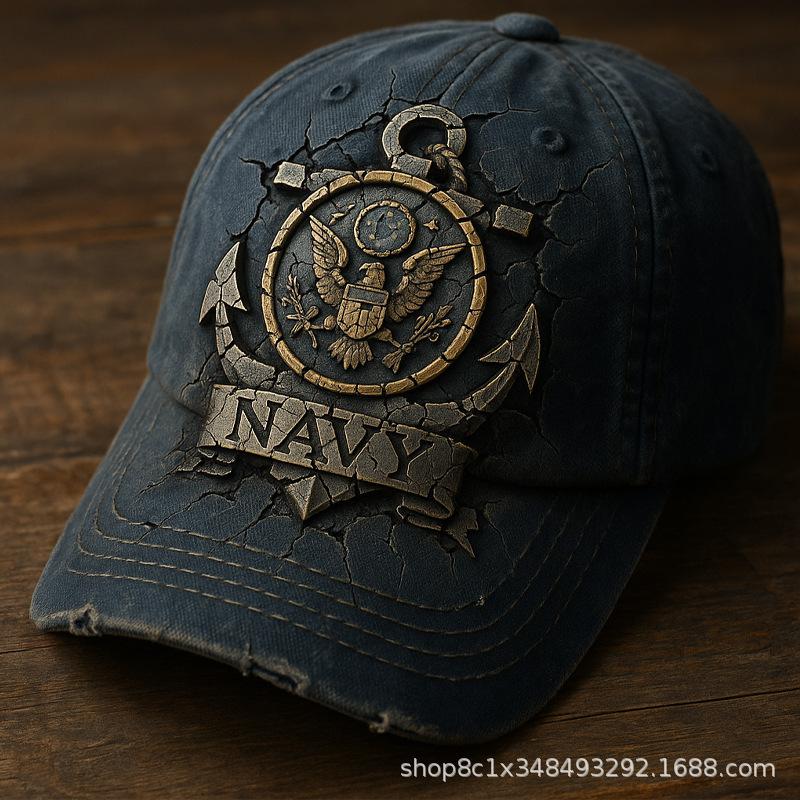 D Digital Printed Baseball Cap US Navy Anniversary Hat Printed Peaked Cap Sun Cap