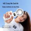 ZISIZ Turbine Digital Display Portable Mini Fan