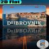 Dubrownik Chorwacja Miejski Krajobraz Nadmorski Styl Tablicy Rejestracyjnej Aluminiowy Metalowy Znak Retro Pamiątka Podróżnicza Dekoracja Ścienna do Domu Baru Ma