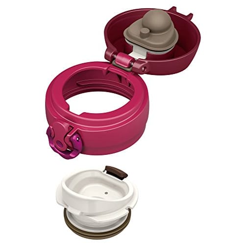 Thermos Water Bottle Vacuum Insulated Mobile Mug 350ml Cranberry JNL-353 CRB