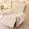1 Seater Thickness Plush Recliner Armchair Cover Anti-Cat Scratch Single Sofa Covers Relax Lazyboy Seat Pad Slipcover Home Decor