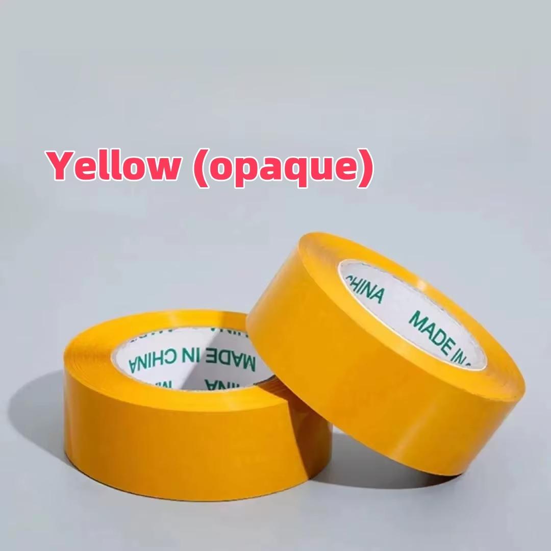 Custom Heavy Duty BOPP Single Sided Acrylic Adhesive Tapes Pressure Sensitive Waterproof Fragile Carton Sealing Boxes (Yellow,60m&45MM) жёлтый