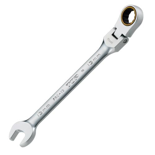TOP Swivel Ratchet Combination, 13mm Diameter, 180 Swivel Angle, 5 Feed Angle, Gear Wrench FRC-13