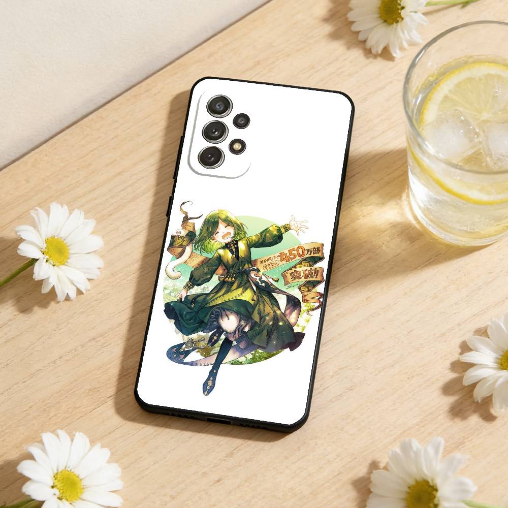 W-Witch hat atelier Phone Case For Samsung S26,S25,S24,S21,S22,S23,S30,Ultra,S20,Plus,Soft Black Shell