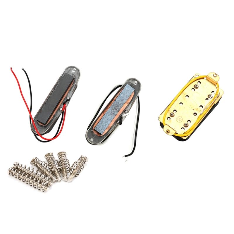 Electric Guitar Pickup Ceremic Magnet Neck Middle Bridge Single Coil Pickups & Screws Electric Guitar Parts Replacements