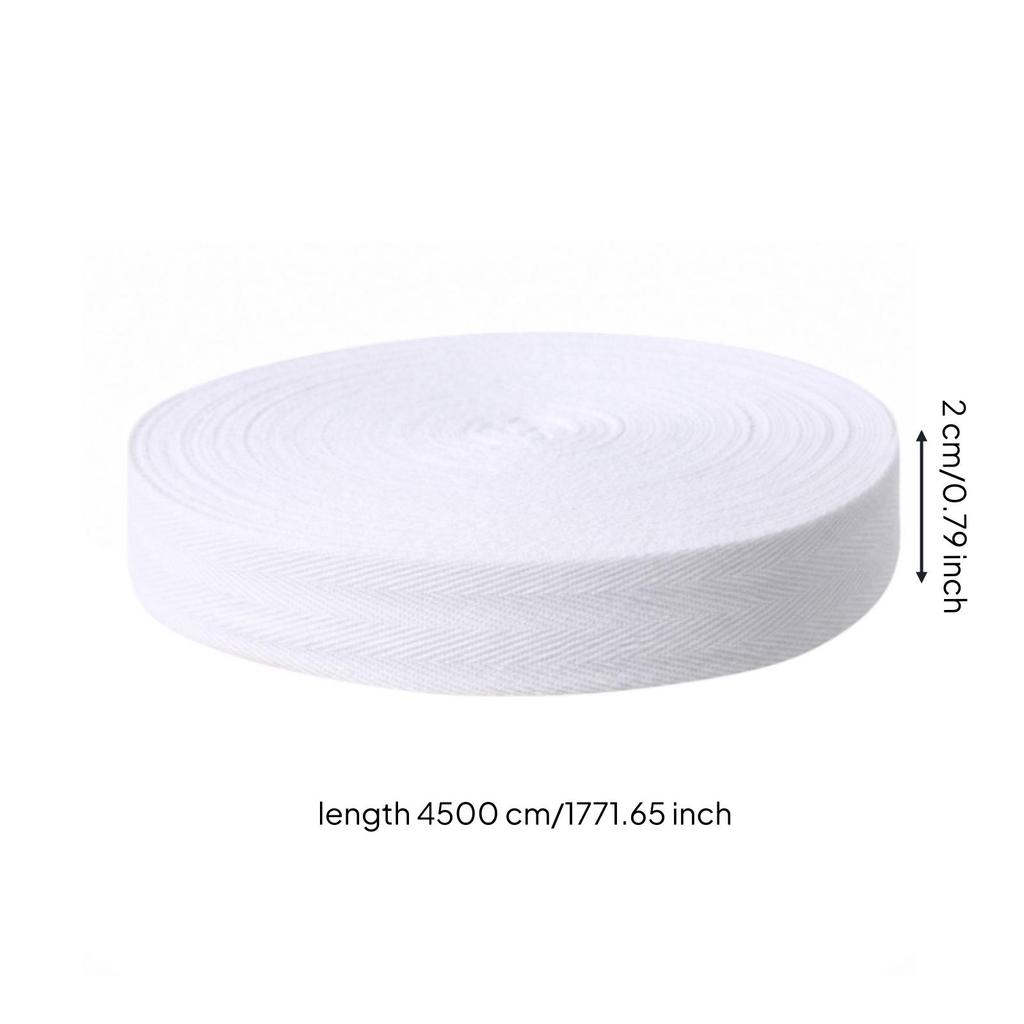 Cotton Herringbone Twill Tape Easy to Cut Firm