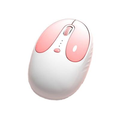 Wireless Bluetooth Dual Lightweight DPI Compatible with Multiple Devices White Mouse, & USB, Connection, Quiet, Type-C Rechargeable, Optical, Compact,