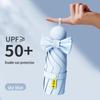Compact Capsule Umbrella: 50% Foldable, Portable, Pocket-Size for Sunny and Rainy Days