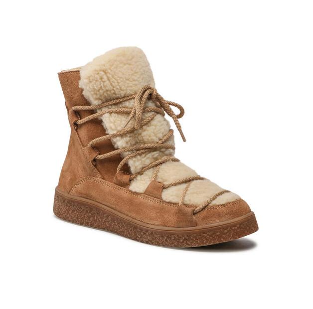 Simple Winter Boots SL-49-02-000072 Brown